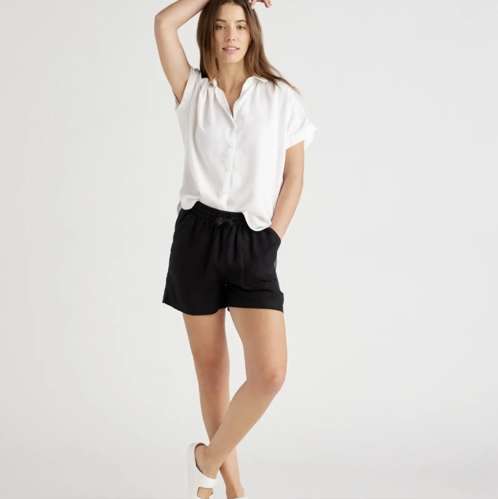 Quince European Linen Shorts